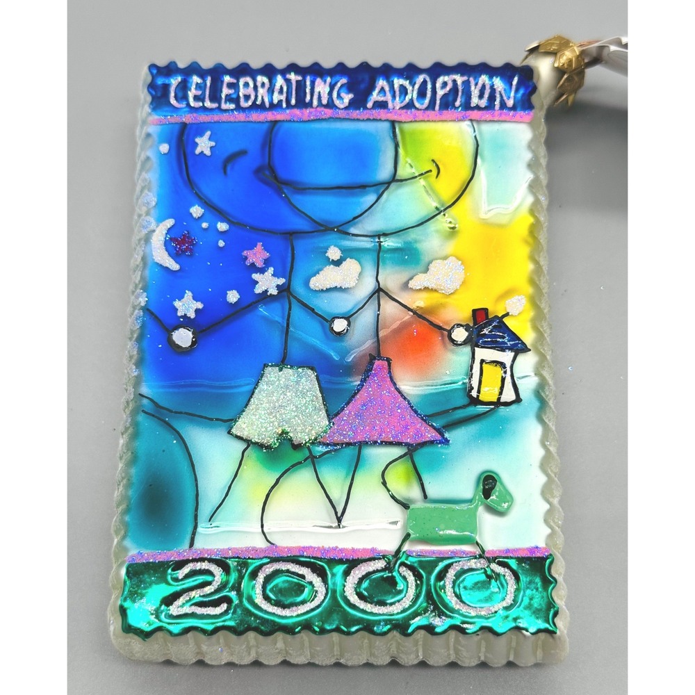 Christopher Radko Ornament Dave Thomas Foundation Celebrate Adoption 2000